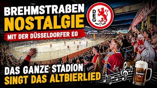 Brehmstraßen Nostalgie mit der Düsseldorfer EG - 22.08.26 - Das ganze Stadion singt das Altbierlied