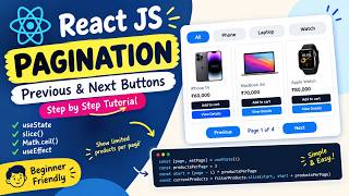 Full React JS Pagination in Tamil | Previous & Next Buttons | Beginner-Friendly #tutorial #tamil Update