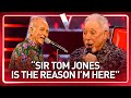  79 ans un pianiste de rock and roll joue sur scne avec sir tom jones dans the voicejourney 384