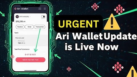 How To Complete Ari-Wallet "Submit Task Proof" | Ari Wallet Update 