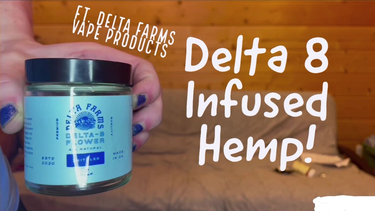 Delta 8 Infused Hemp Flower (DeltaFarms Products)