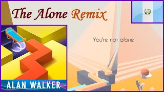 The Alone Rolling Sky Remix Alan Walker Dancing Line