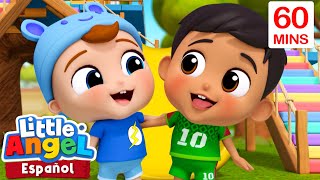 Cita de juegos con Manny | Caricaturas | Canciones Infantiles| Little Angel Español