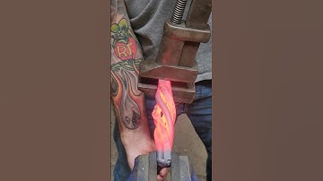 Just playing today #blacksmith #forge #metalwork #handmade #howto #maker #diy #short