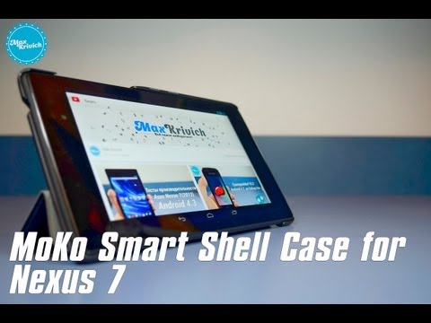 Видео: Обзор чехла MoKo Smart Shell Case для Nexus 7(2013) посылка из США