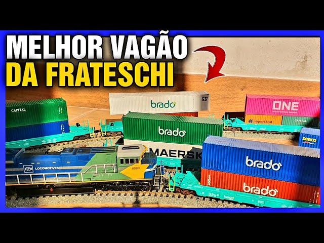 Trem Locomotiva Rei dos Trilhos - 19 peças - Amendoim Brinquedos