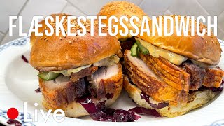 Flæskestegssandwich med Johanne Aka. Dipdronningen