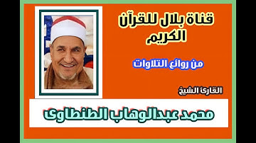 الشيخ محمد عبدالوهاب الطنطاوى وما تيسر من سورة المؤمنون