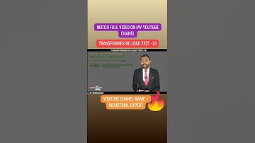 TRANSFORMER NO LOAD TEST -14 #transformernoloadtest #transformeropencircuittest