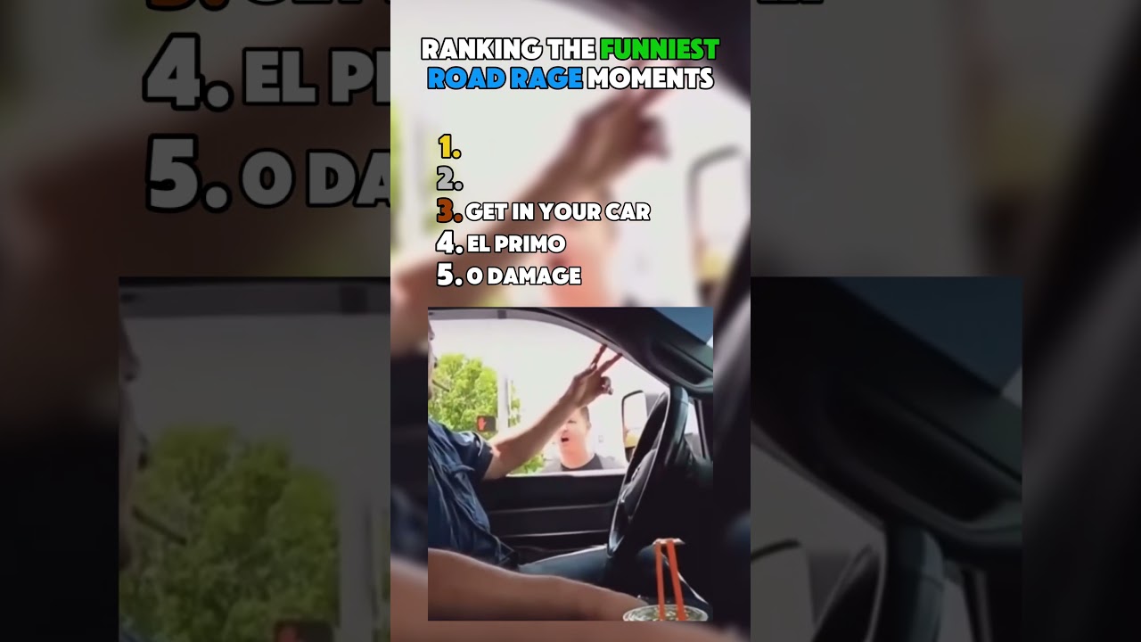 Рейтинг самых смешных моментов дорожной ярости 