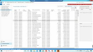 how to create sale credit memo in Navision 2016.
