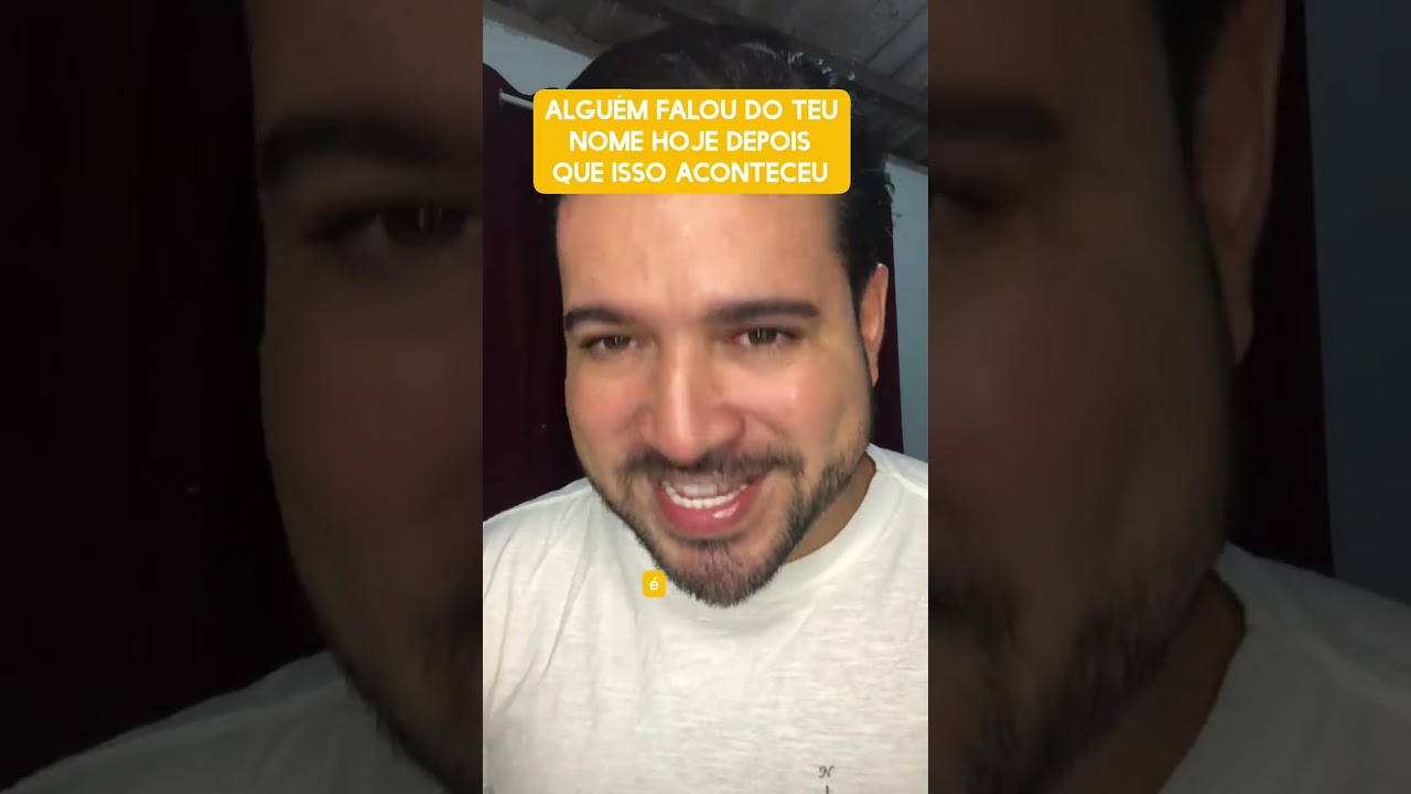 Alguém falou do teu nome hoje depois que isso aconteceu 