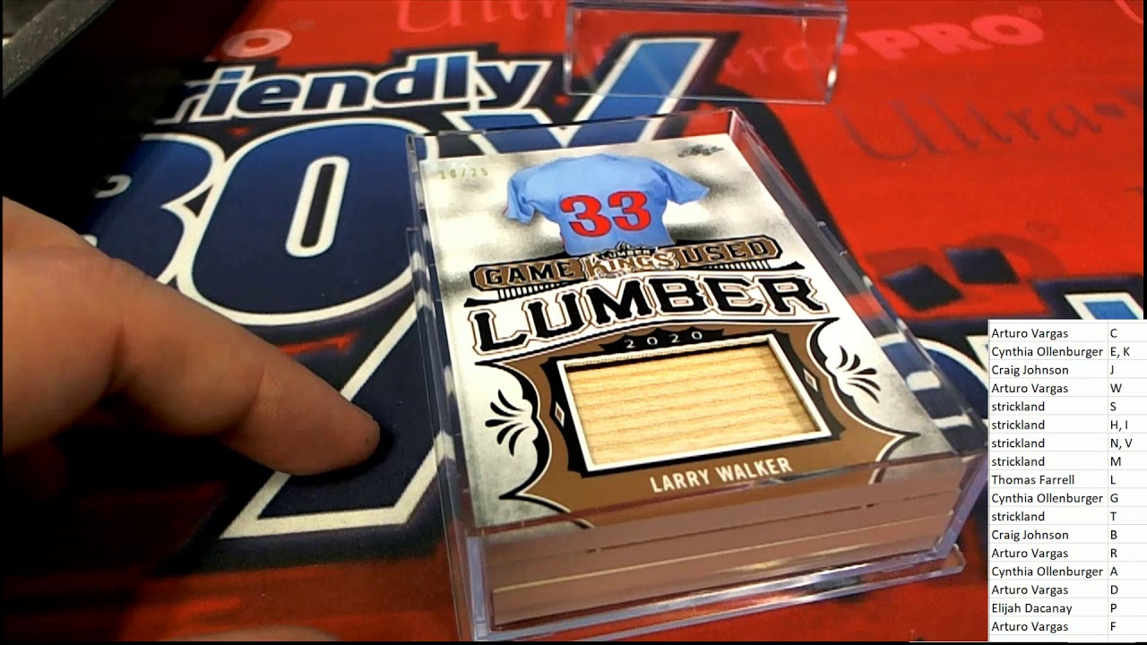 2020 Leaf Lumber Kings Baseball ID 20LUMBERKINGS135 YouTube