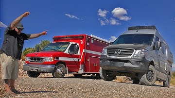 DIY Ambulance with 4x4 Conversion OR Sprinter Revel Camper Van - YOU DECIDE!