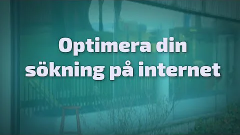 Vad innebär att optimera?