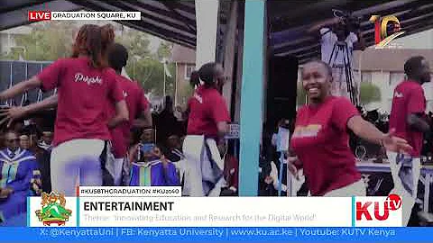 The Crowd Went WILD! Rambolo Dancers Shut Down KU 58 Graduation