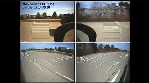 Blind Spot Detection System testing with in car video