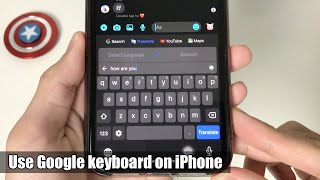 How to set the Google Translate Keyboard to the default iPhone keyboard ? screenshot 5