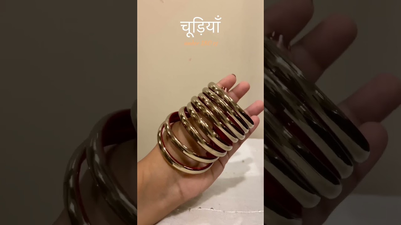 Meesho finds💗Glass bangles 