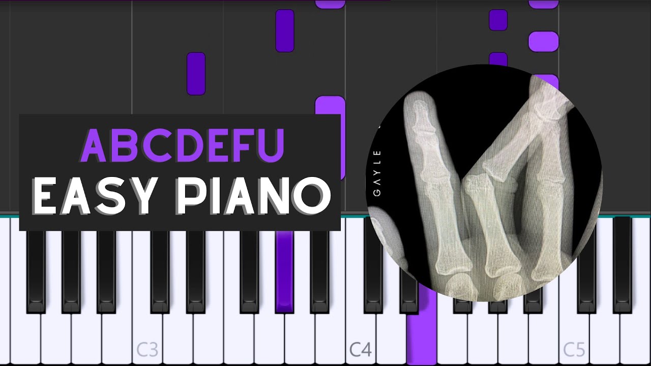 Abcdefu (arr. Pedro Merendi) Partitions | Gayle | Piano Facile