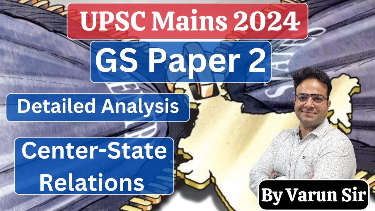 UPSC Mains 2024 PYQ | GS Paper 2 | Indian Polity | UPSC | PCS | HCS ...