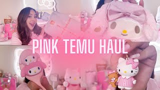 Pink & Sanrio Temu Haul