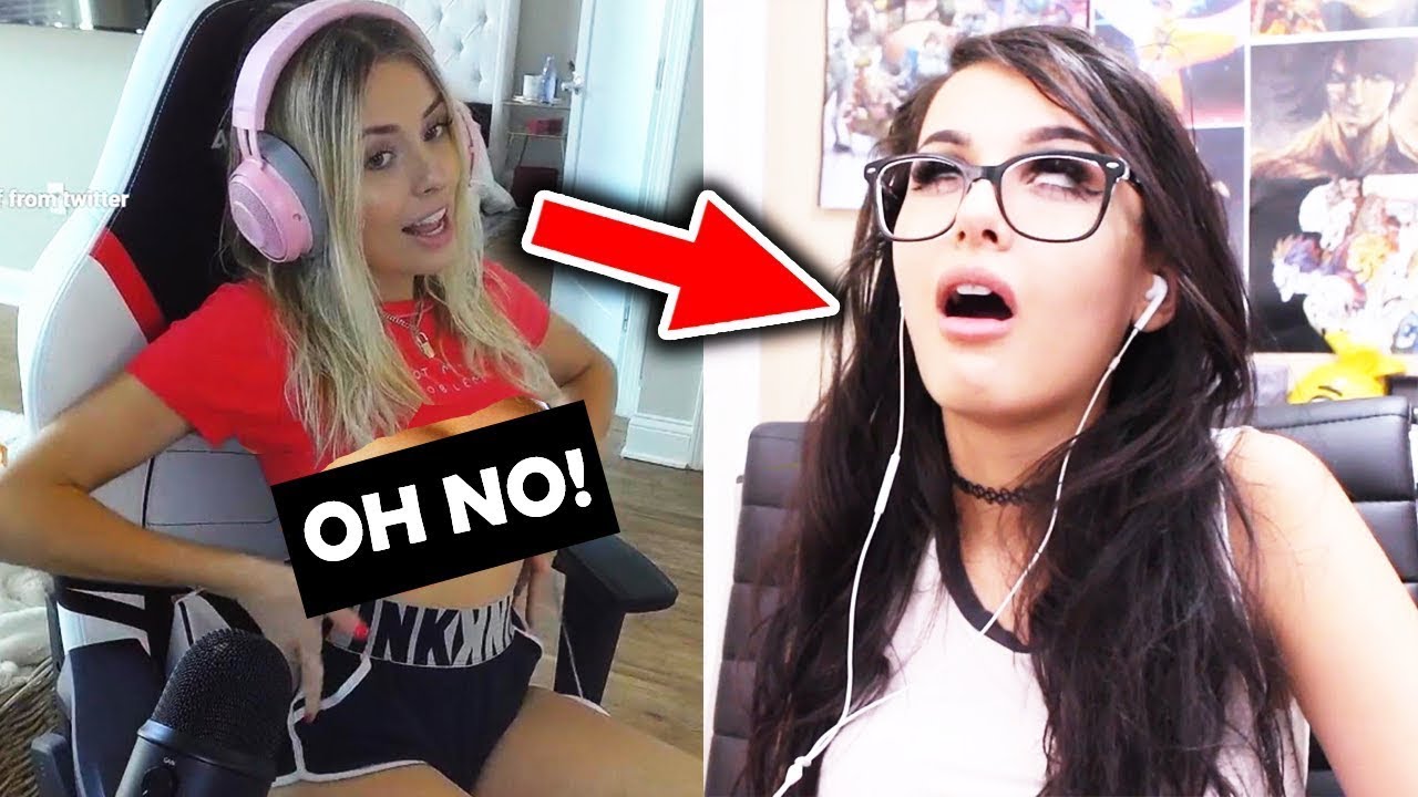 8 Youtubers Who Forgot To End The Live Sssniperwolf Pokimane Corinna 