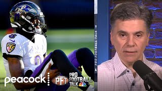 Details Baltimore Ravens expect Lamar Jackson to play after injuring ankle | Pro Football Talk | NBC Sports Guide