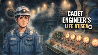 Details Cadet Engineer Doing Engine Room Watch | Life Inside a Ship Engine Room Guide