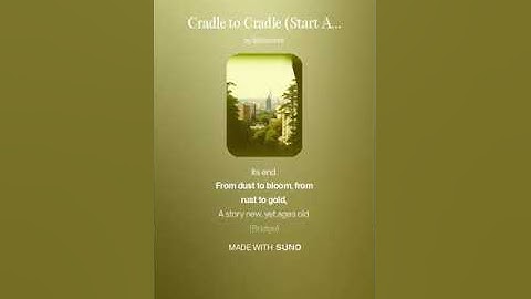 The Essence of "Cradle to Cradle" by Michael Braungart and William McDonough in a Song