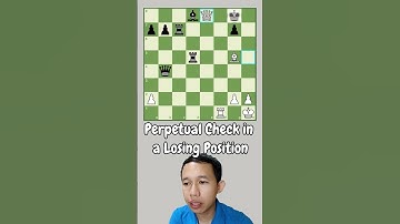 Secure a Draw by Finding a Perpetual Check!! #chess #chessendgame #chesslessons