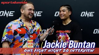 Jackie Buntan ONE Fight Night 20 post fight interview
