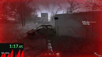 CoD4 Speedrun Mod - All Ghillied Up Veteran World Record 2:30.79