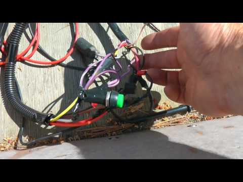 Getting an old outboard motor running - Part 3 - Electrical Harness & Spark