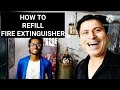fire extinguisher refilling | How to refill fire extinguisher