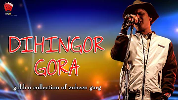 DIHINGOR GORA | GOLDEN COLLECTION OF ZUBEEN GARG | ASSAMESE LYRICAL VIDEO SONG | RONGMON