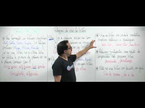 GRAMÁTICA - USO DO HÍFEN | Prof. Roberto