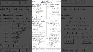Class 10 Maths 🔥 Quadratic Equations Examples 3, 4 &amp; 5 | Formula + Factorisation Method |📚📚📝📝✍️