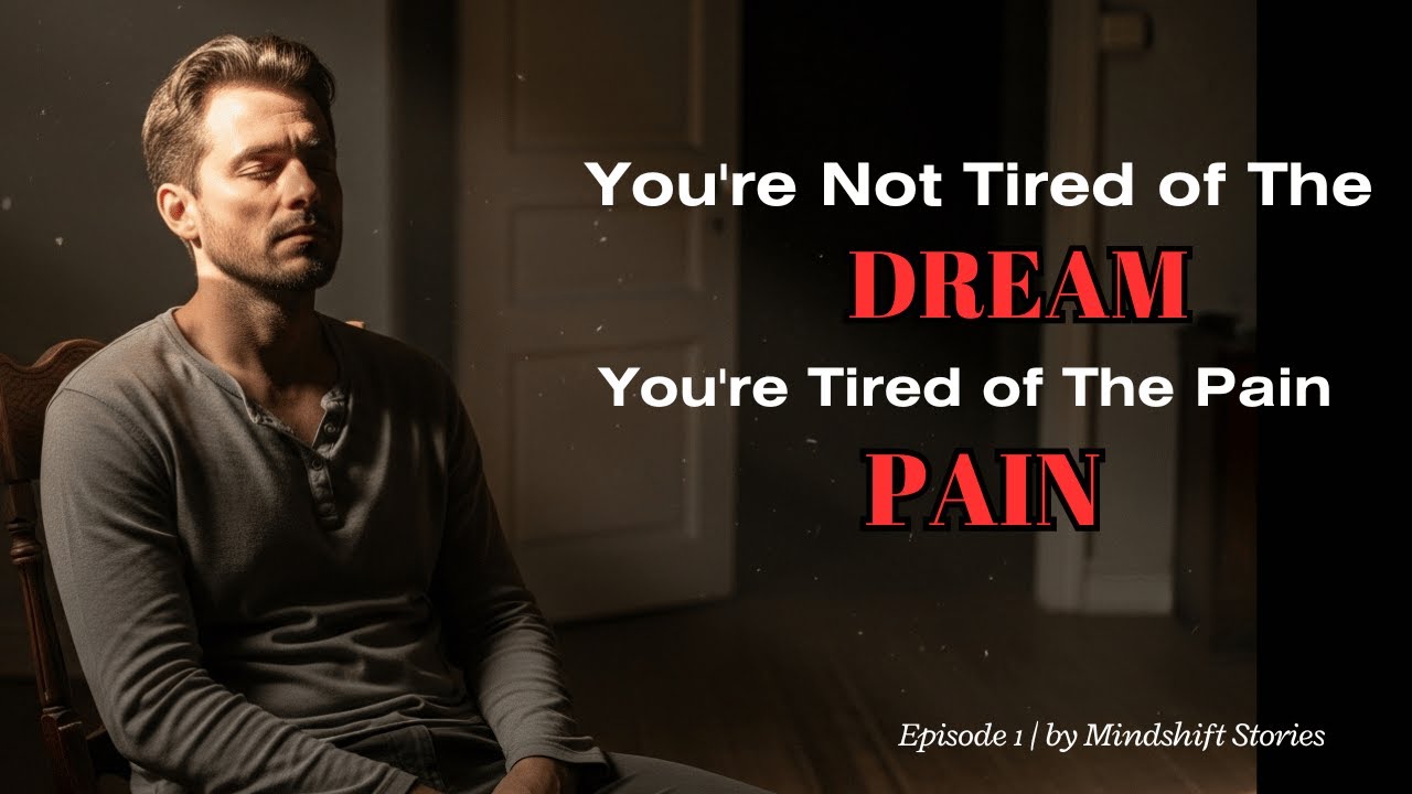 You’re not tired of the dream, you’re tired of the pain