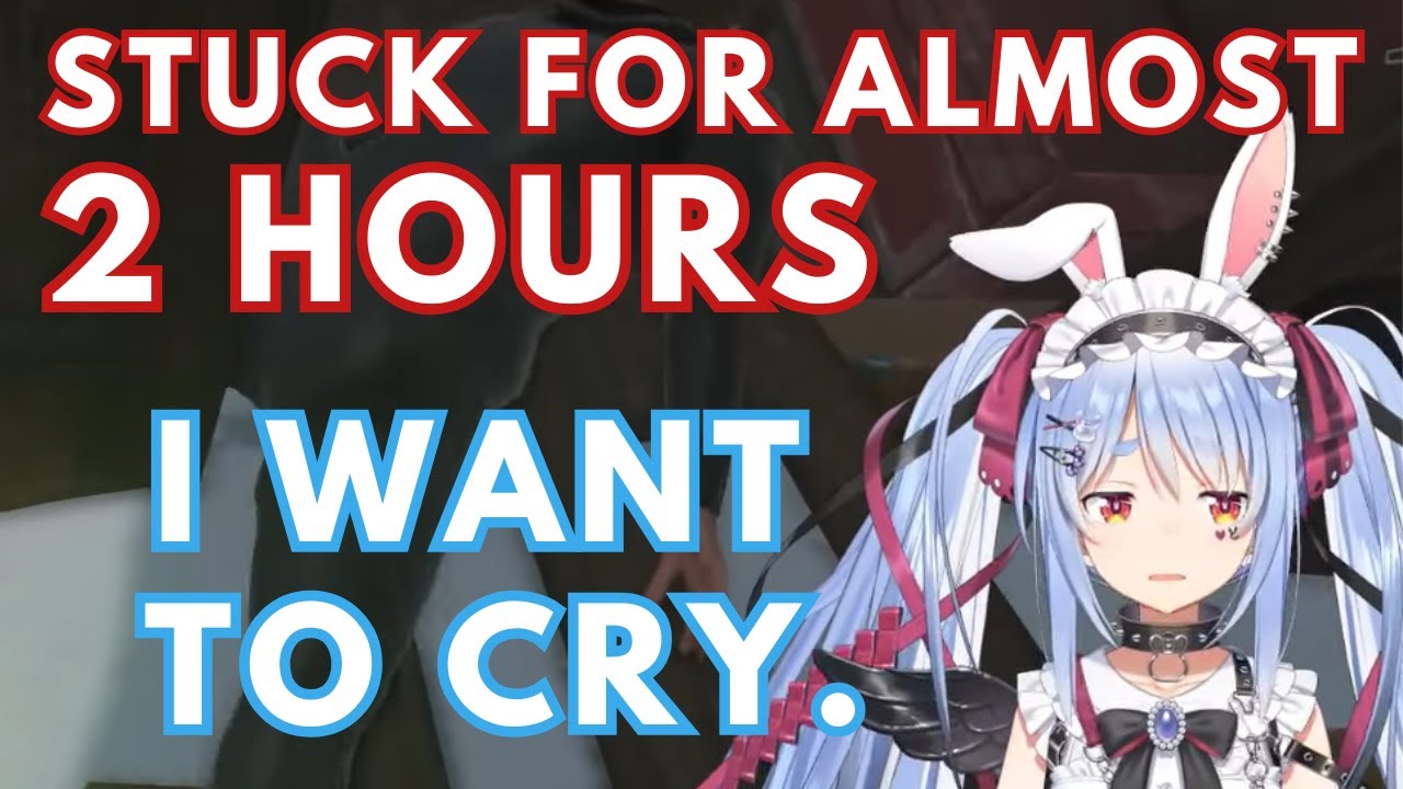 Pekora losses it after getting stuck at the same spot for almost 2 hours