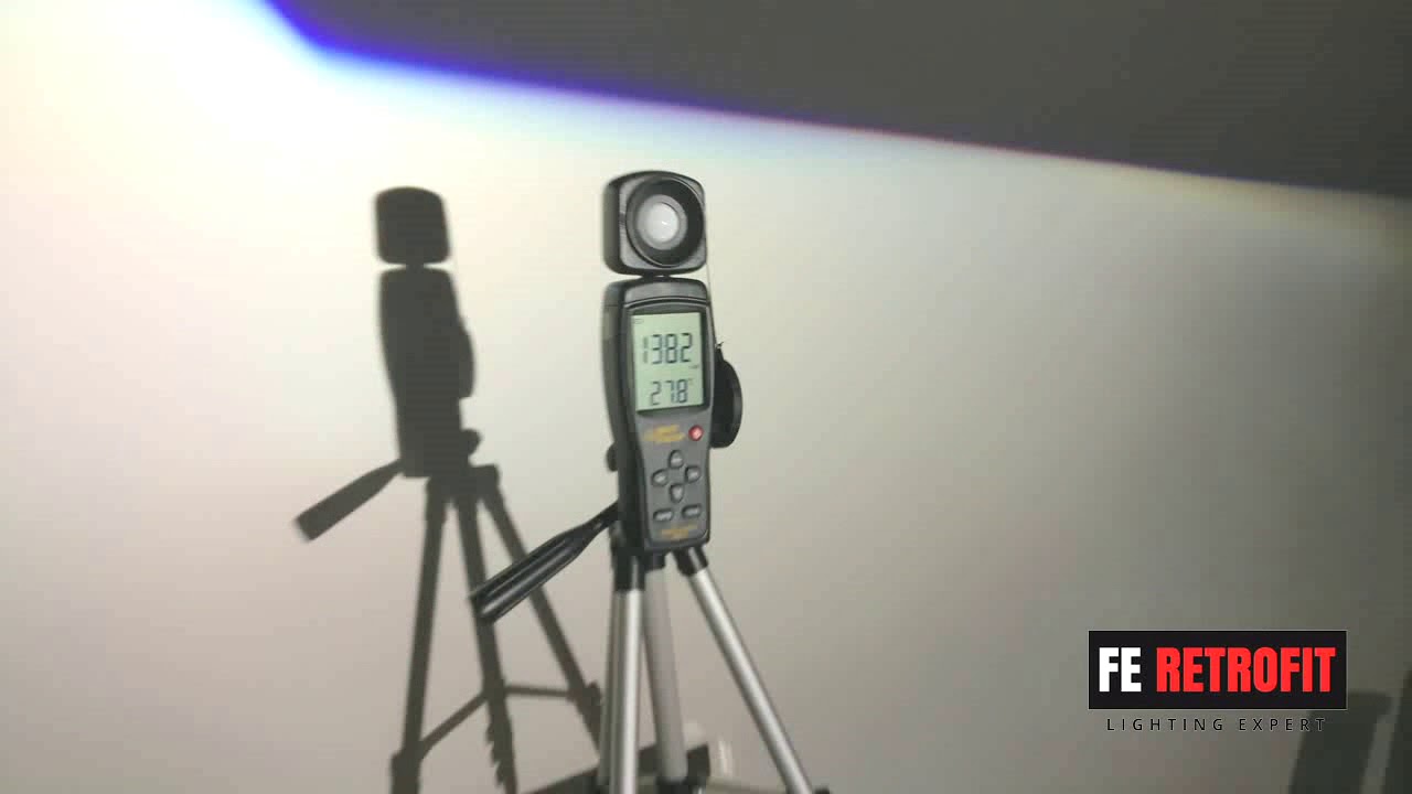 FE Retrofit Mini D2S 4.0 Round Lux Test - YouTube
