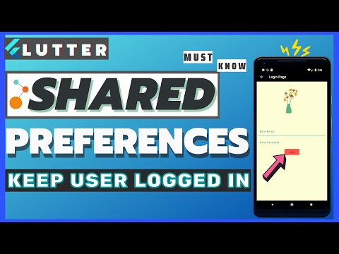 Flutter SharedPreferences Login ? | Flutter SharedPreferences Tutorial | Flutter Keep User Logged In