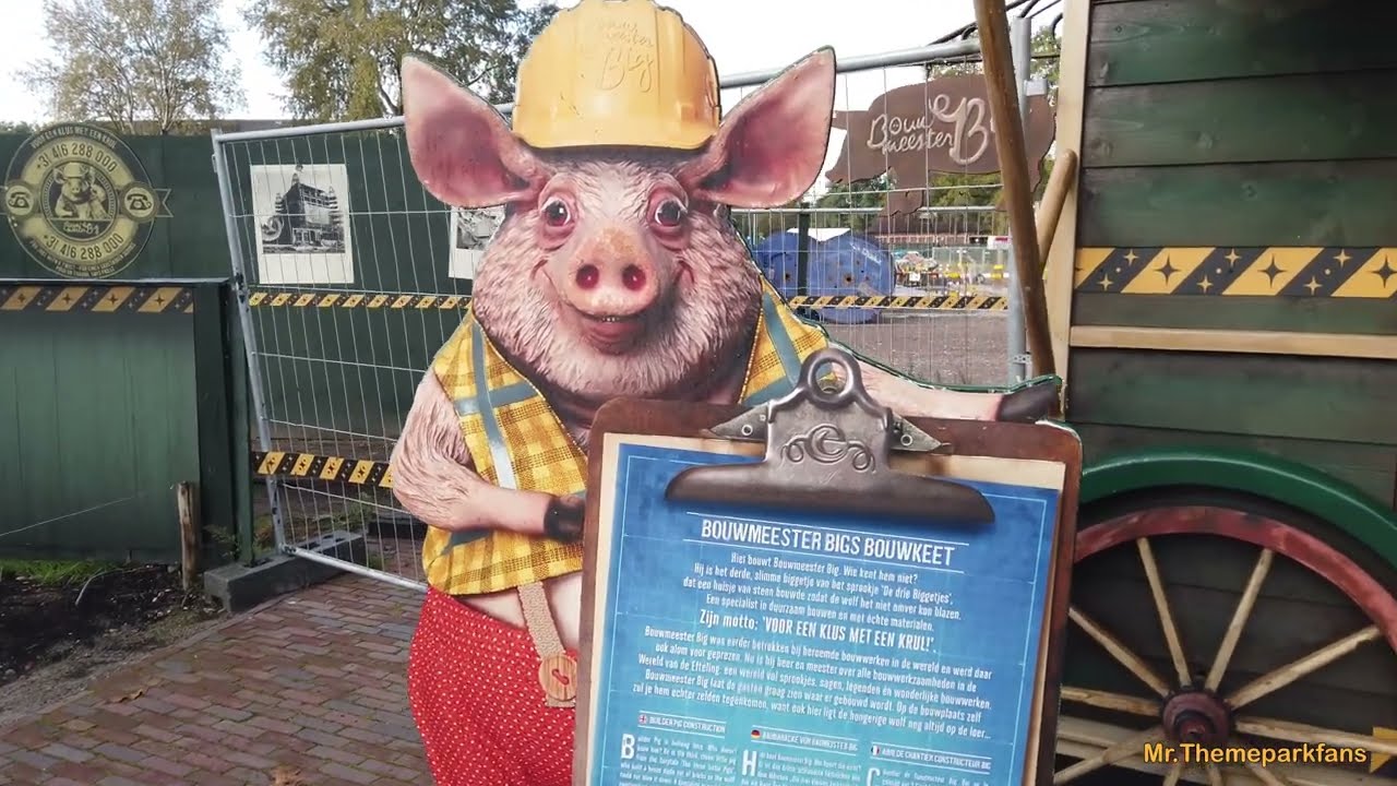 Efteling sfeer walk tour met on-ride attracties oktober 2023. :)