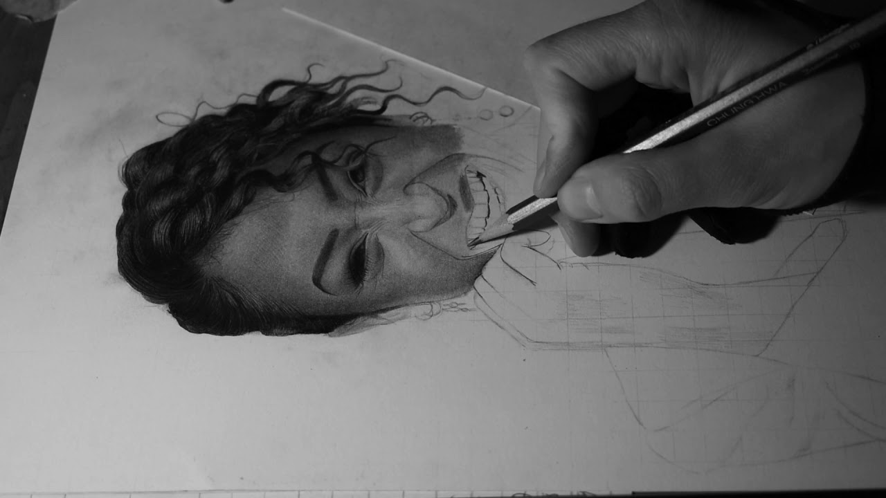 Pencil portrait of Liza Koshy - YouTube