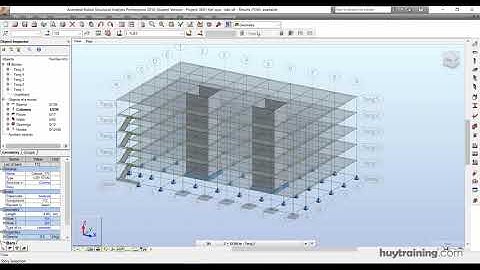 Tự học RSAP - Giới thiệu các công cụ thiết kế cột - dầm - sàn ....v.v