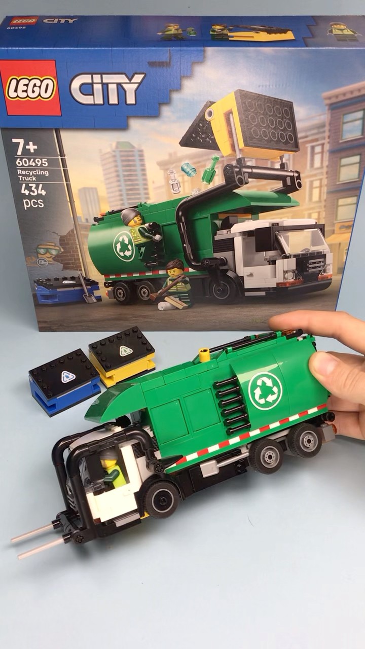 canamama.m New Recycling Truck for your Lego CIty! #60495 Review - YouTube