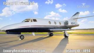 Falcon 10 Private Jet Charter