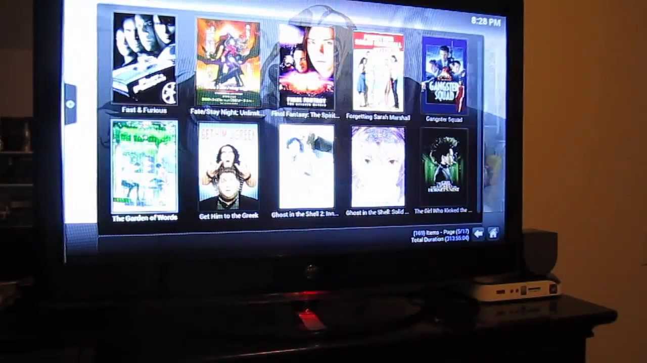 This is what XBMC looks like on the Ouya game console (and it)