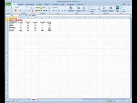 Groeperen in Excel