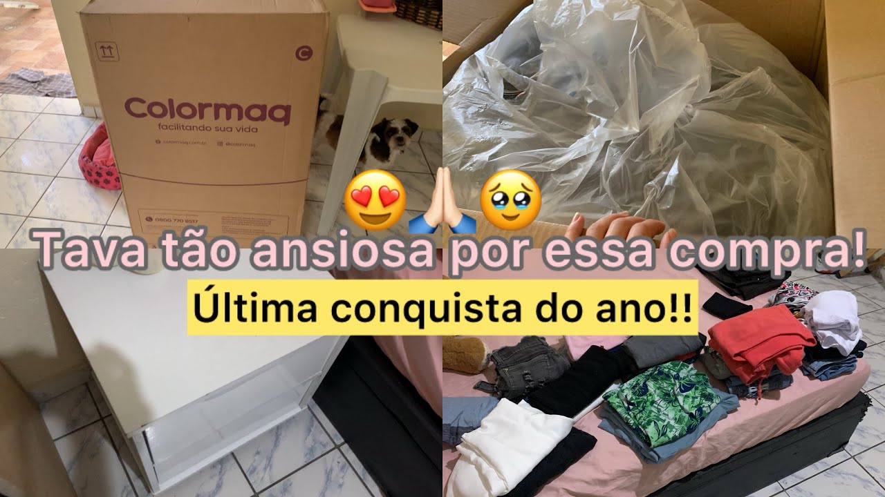 TAVA TÃO ANSIOSA POR ESSA COMPRA! | ÚLTIMA COMPRA DO ANO!! | DOBREI AS ROUPAS 🥵